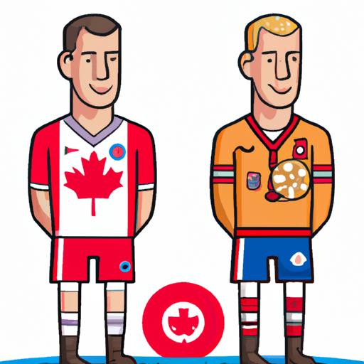 Các cầu thủ chủ chốt của Croatia và Canada