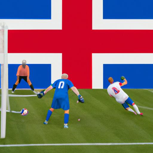 Cầu thủ Iceland cố gắng ghi bàn vào khung thành Pháp