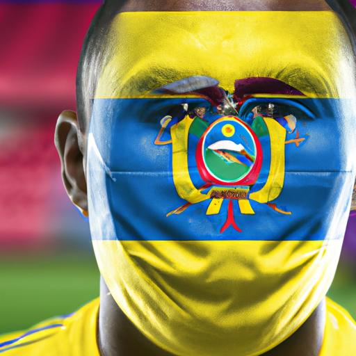 Gần cận cảnh đội trưởng đội tuyển Ecuador trong trận đấu với đội tuyển Senegal.