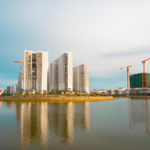 Công trình xây dựng các tòa nhà chọc trời mới tại Khu Macao Đồng Hới