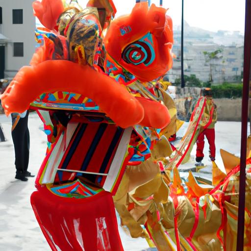 Múa rồng truyền thống trong lễ Tết Trung Quốc tại Macao