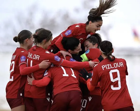 Trận đấu chênh lệch lực lượng giữa Nữ Armenia và Nữ Belarus tại giải vô địch bóng đá nữ châu Âu, 19h00 ngày 14/4